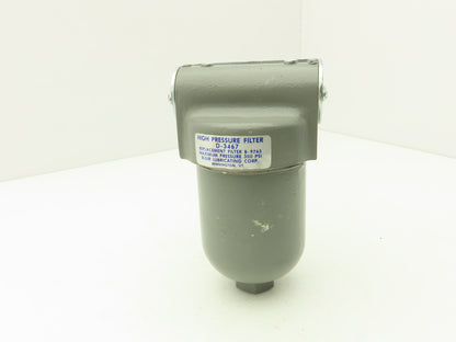 Bijur D-3467 High Pressure Pneumatic Air Filter 25 Micron 300psi 1/2"Inlet