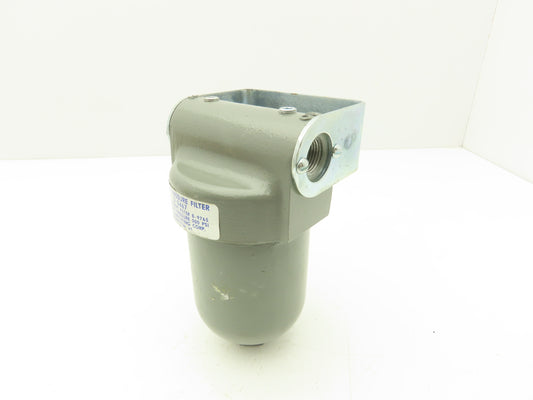 Bijur D-3467 High Pressure Pneumatic Air Filter 25 Micron 300psi 1/2"Inlet