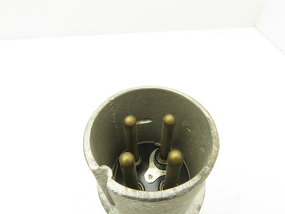 Appleton AEP-6412 Pin & Sleeve Male Plug 60A 600VAC 4-Wire 4-Pole Style 1