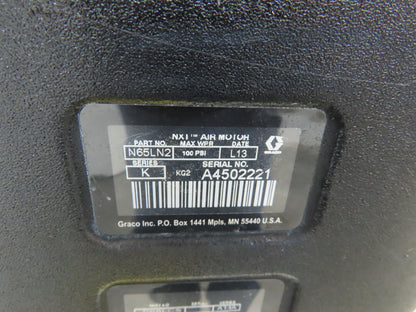 Graco CM2L7A Check Mate NXT C68 200cc Air Motor 68:1 Ratio Drum Unloader No Pump