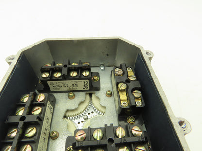 Hubbell 55-4E-4DP-WR-40 Rotary Cam Limit Switch 40:1 Gear Ratio 4NO 4NC 600V RH