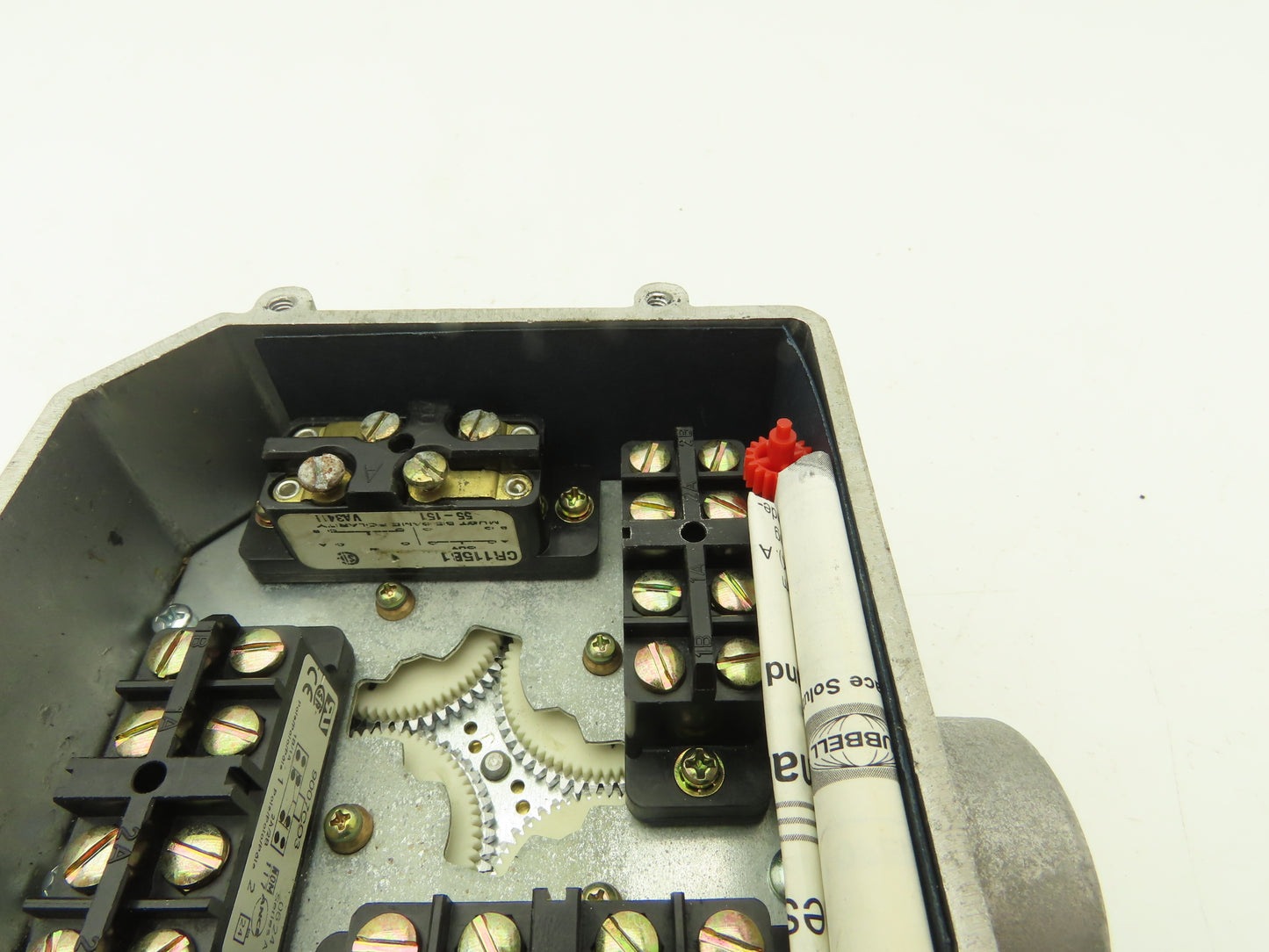 Hubbell 55-4E-4DP-WR-40 Rotary Cam Limit Switch 40:1 Gear Ratio 4NO 4NC 600V RH