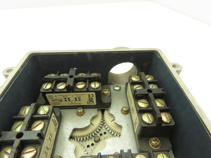 Hubbell 55-4E-4DP-WR-40 Rotary Cam Limit Switch 40:1 Gear Ratio 4NO 4NC 600V RH