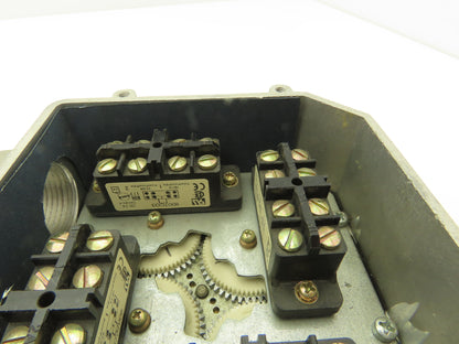 Hubbell 55-4E-4DP-WR-40 Rotary Cam Limit Switch 40:1 Gear Ratio 4NO 4NC 600V RH