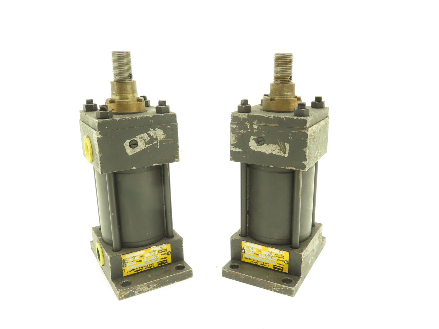 Parker CH2AU34AC Pneumatic Air Cylinder 2.5" Bore 2" Stroke 250PSI Lot of 2