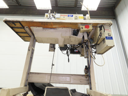 KM-1070BLX-7 Fortuna Industrial Sewing Embroidery Servo Machine 230VAC 1Ph *Read