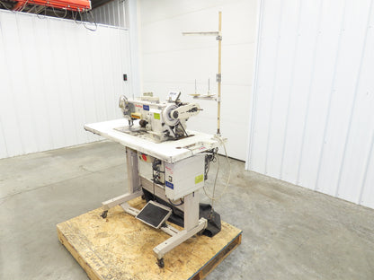 KM-1070BLX-7 Fortuna Industrial Sewing Embroidery Servo Machine 230VAC 1Ph *Read