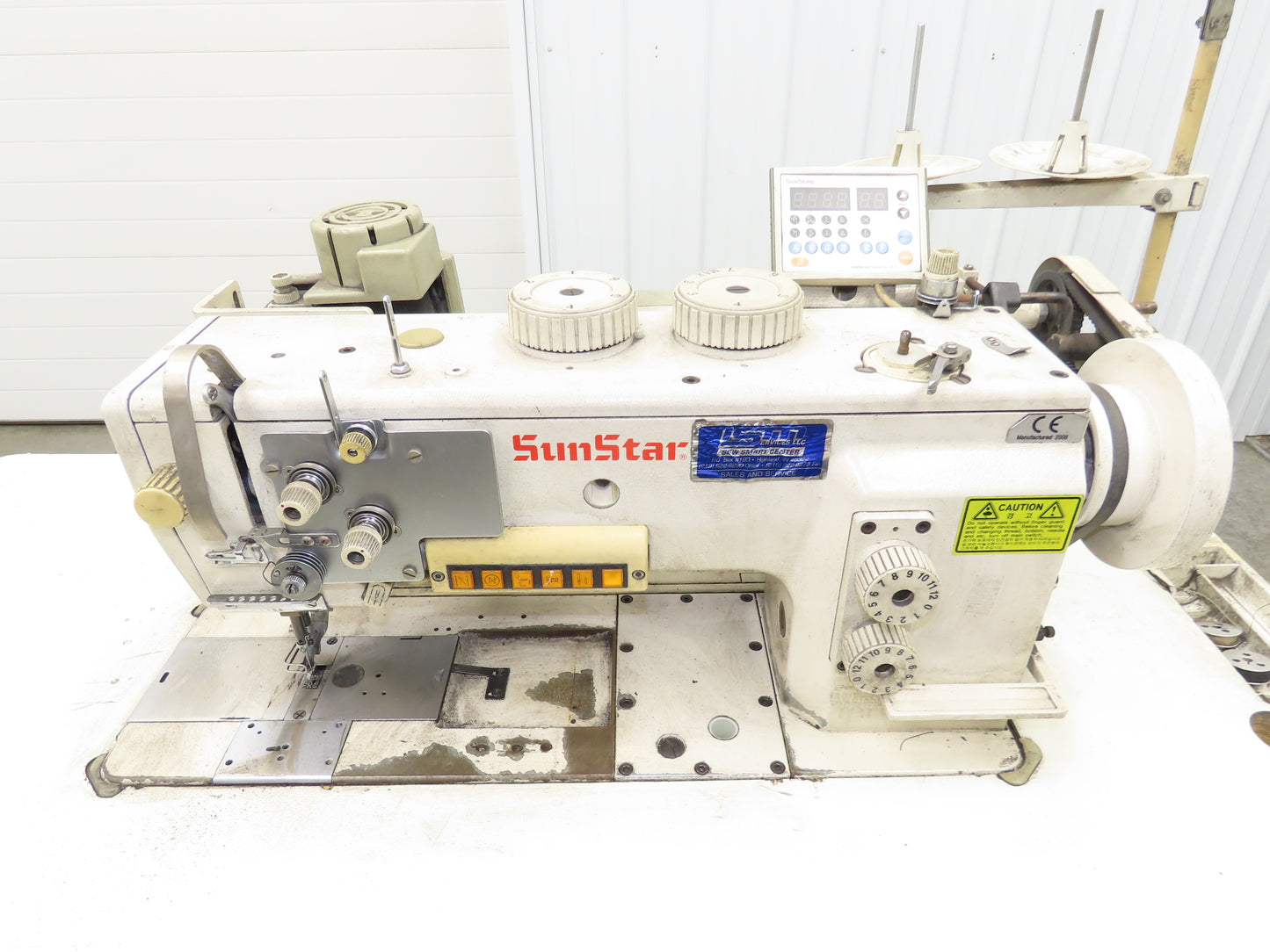 KM-1070BLX-7 Fortuna Industrial Sewing Embroidery Servo Machine 230VAC 1Ph *Read