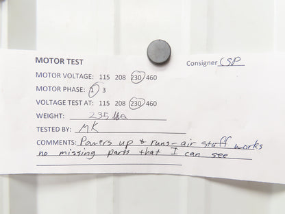 KM-1072BLX-7 Fortuna Industrial Sewing Embroidery Servo Machine 230VAC 1Ph *Read