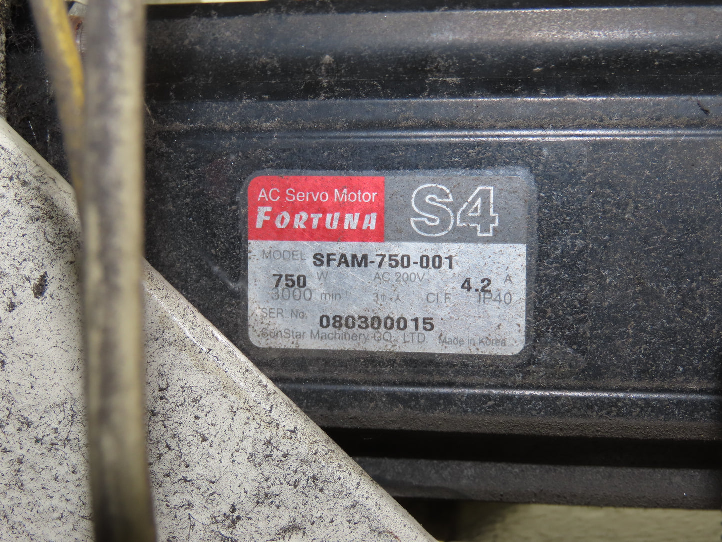 KM-1072BLX-7 Fortuna Industrial Sewing Embroidery Servo Machine 230VAC 1Ph *Read