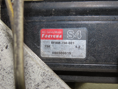 KM-1072BLX-7 Fortuna Industrial Sewing Embroidery Servo Machine 230VAC 1Ph *Read