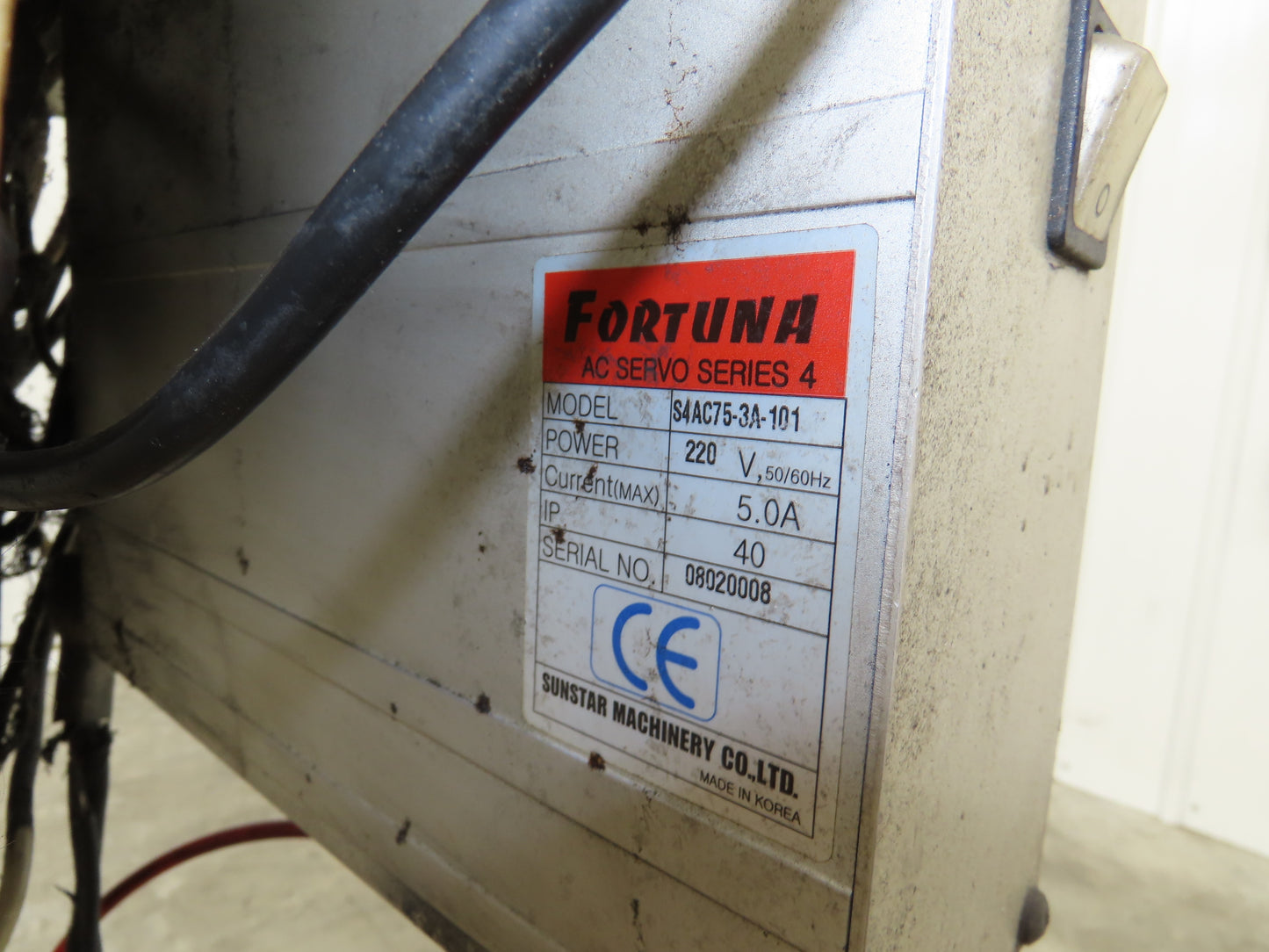 KM-1070BLX-7 Fortuna Industrial Sewing Embroidery Servo Machine 230VAC 1Ph *Read