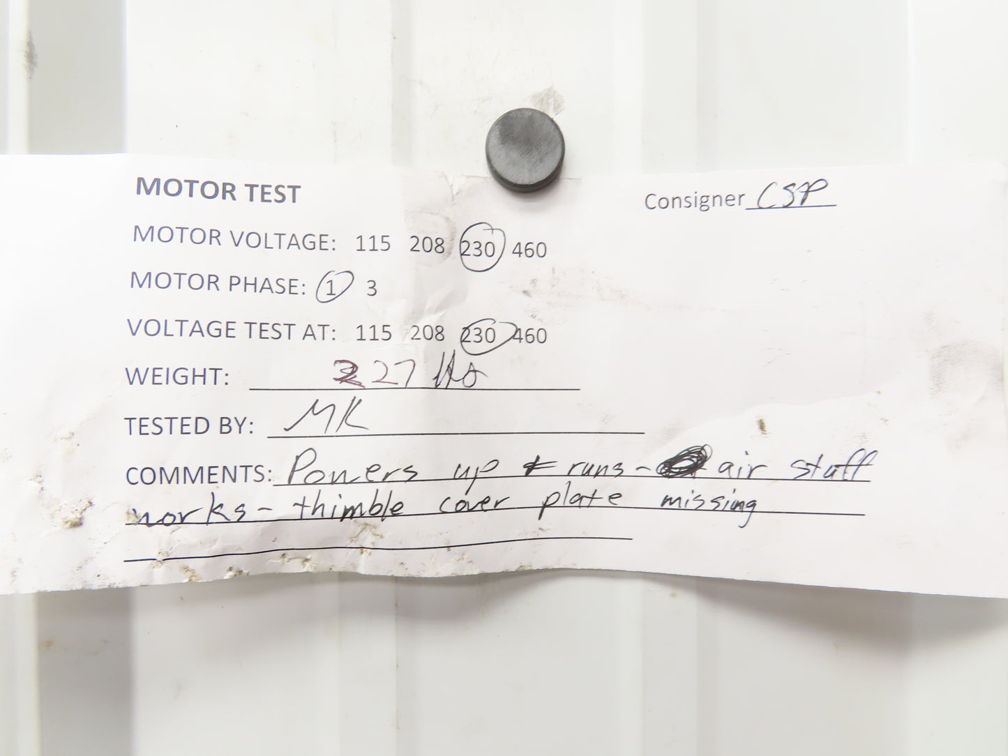 KM-1070BLX-7 Fortuna Industrial Sewing Embroidery Servo Machine 230VAC 1Ph *Read