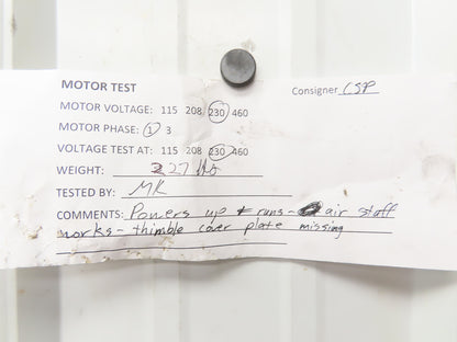 KM-1070BLX-7 Fortuna Industrial Sewing Embroidery Servo Machine 230VAC 1Ph *Read