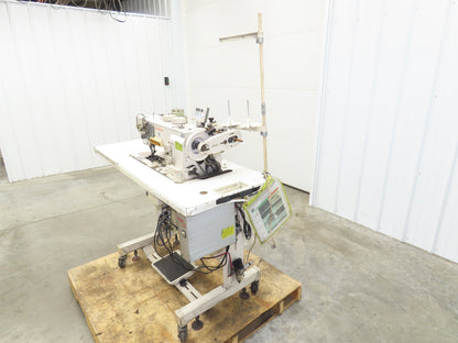 KM-1070BLX-7 Fortuna Industrial Sewing Embroidery Servo Machine 230VAC 1Ph *Read