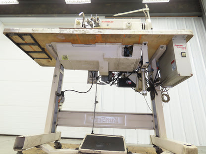 KM-1072BLX-7 Fortuna Industrial Sewing Embroidery Servo Machine 230VAC 1Ph *Read