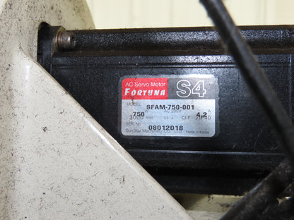 KM-1072BLX-7 Fortuna Industrial Sewing Embroidery Servo Machine 230VAC 1Ph *Read