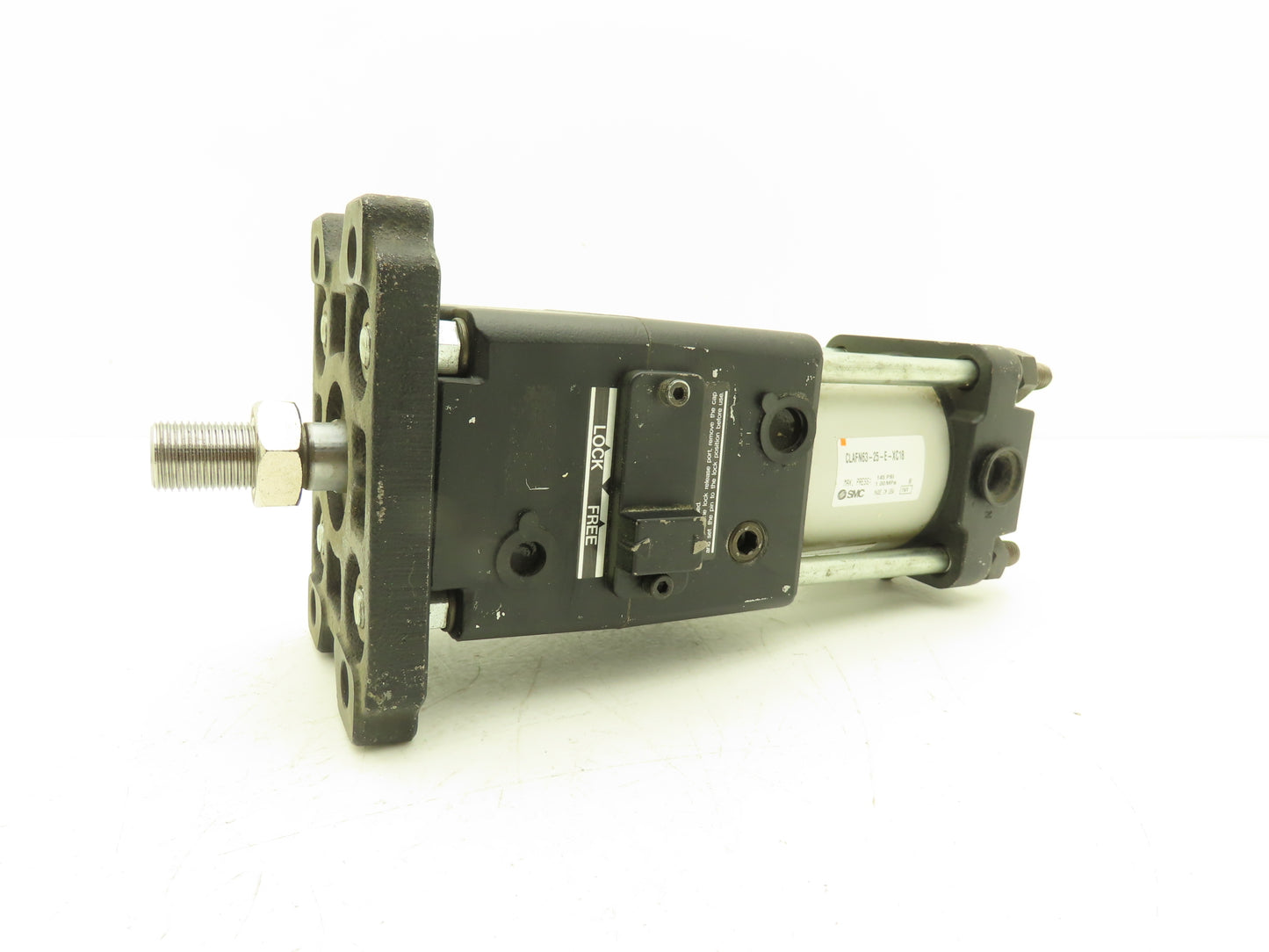 SMC CLAFN63-25-E-XC18 Pneumatic Air Cylinder 63mm Bore 20mm Stroke Locking Rod