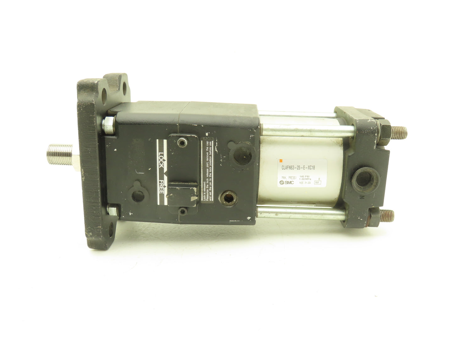 SMC CLAFN63-25-E-XC18 Pneumatic Air Cylinder 63mm Bore 20mm Stroke Locking Rod