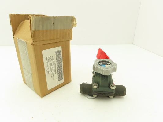 Rockwell Hanna 1/2" Diaphragm Pinch Valve Buttweld Fig CWP 5