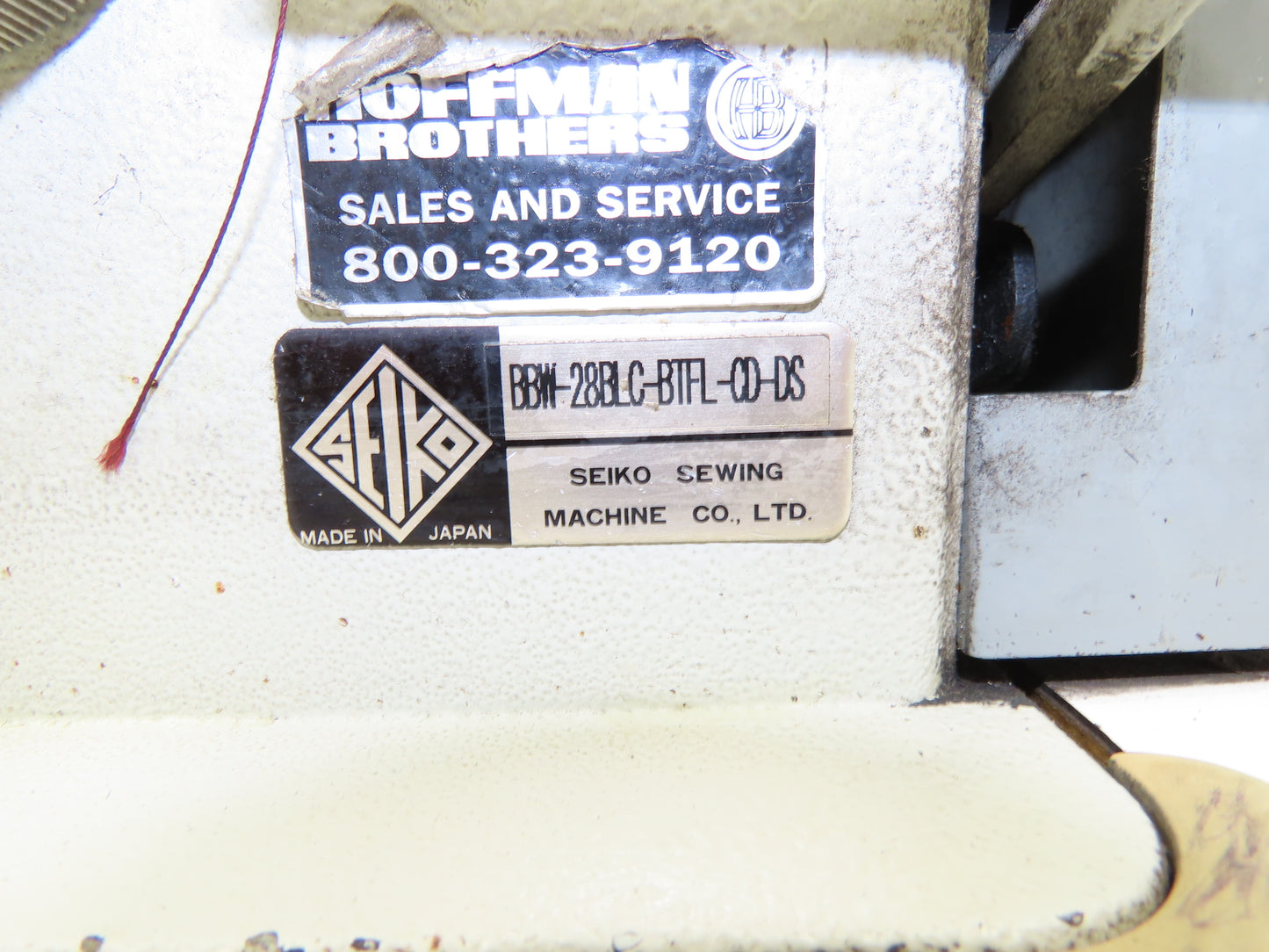 Seiko BBW-28BLC-BTFL-CD-DS Industrial Sewing Walkling Foot Machine 110V *Read