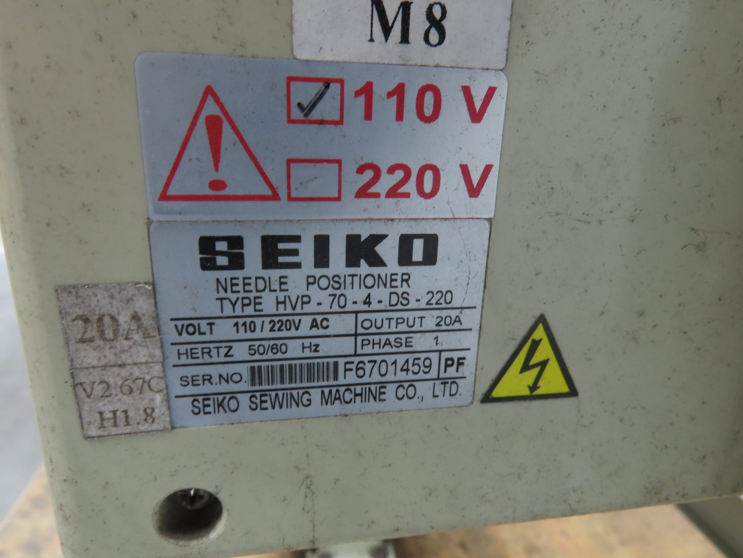 Seiko BBW-28BLC-BTFL-CD-DS Industrial Sewing Walkling Foot Machine 110V *Read