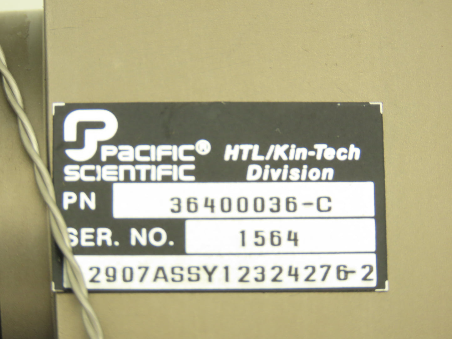 Pacific Scientific 36400036-C Linear Directional Control Valve HTL/Kin-Tech