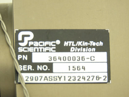 Pacific Scientific 36400036-C Linear Directional Control Valve HTL/Kin-Tech