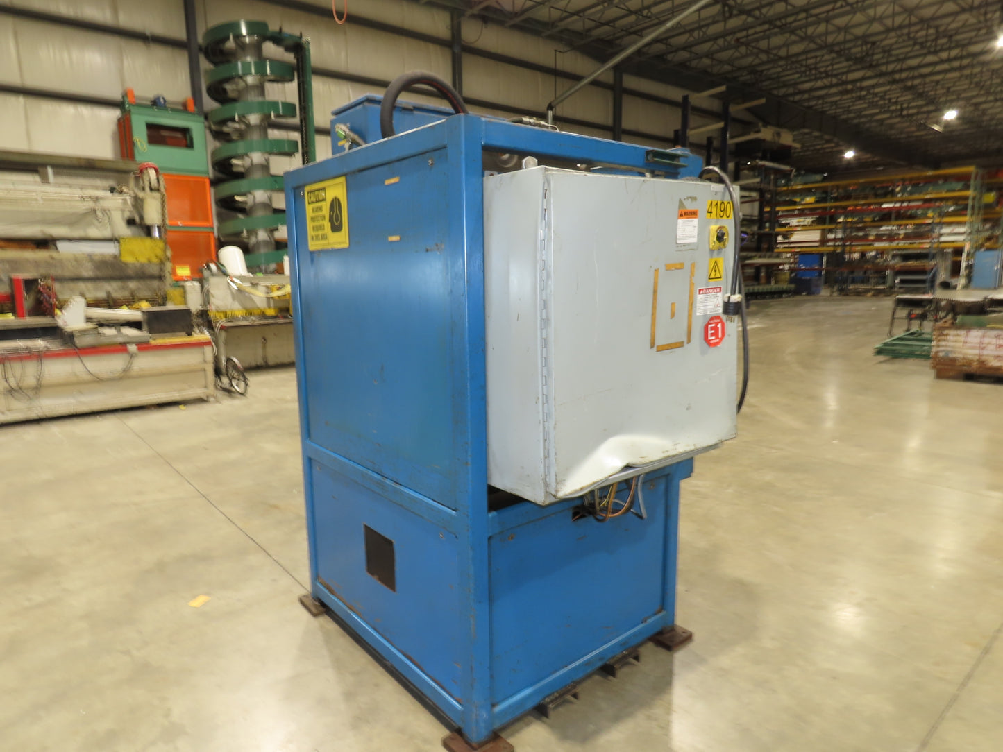 Hydraulic 12 Ton Press 8" Stroke Punch Die C Frame 10" Bore 3000PSI 7.5Hp 3Ph