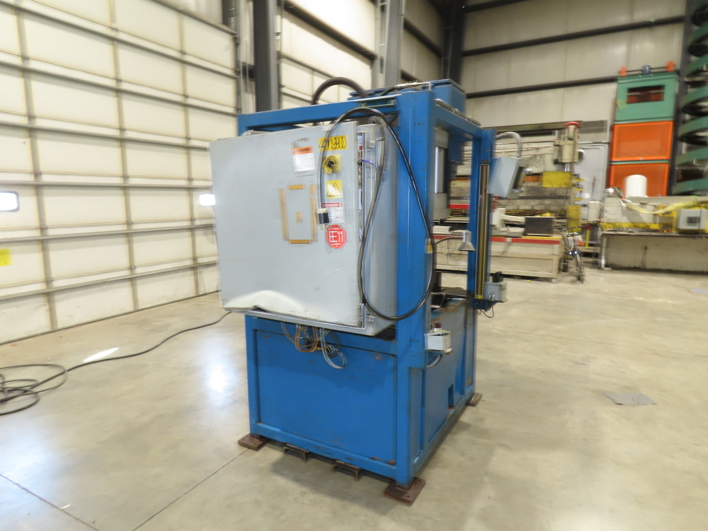 Hydraulic 12 Ton Press 8" Stroke Punch Die C Frame 10" Bore 3000PSI 7.5Hp 3Ph