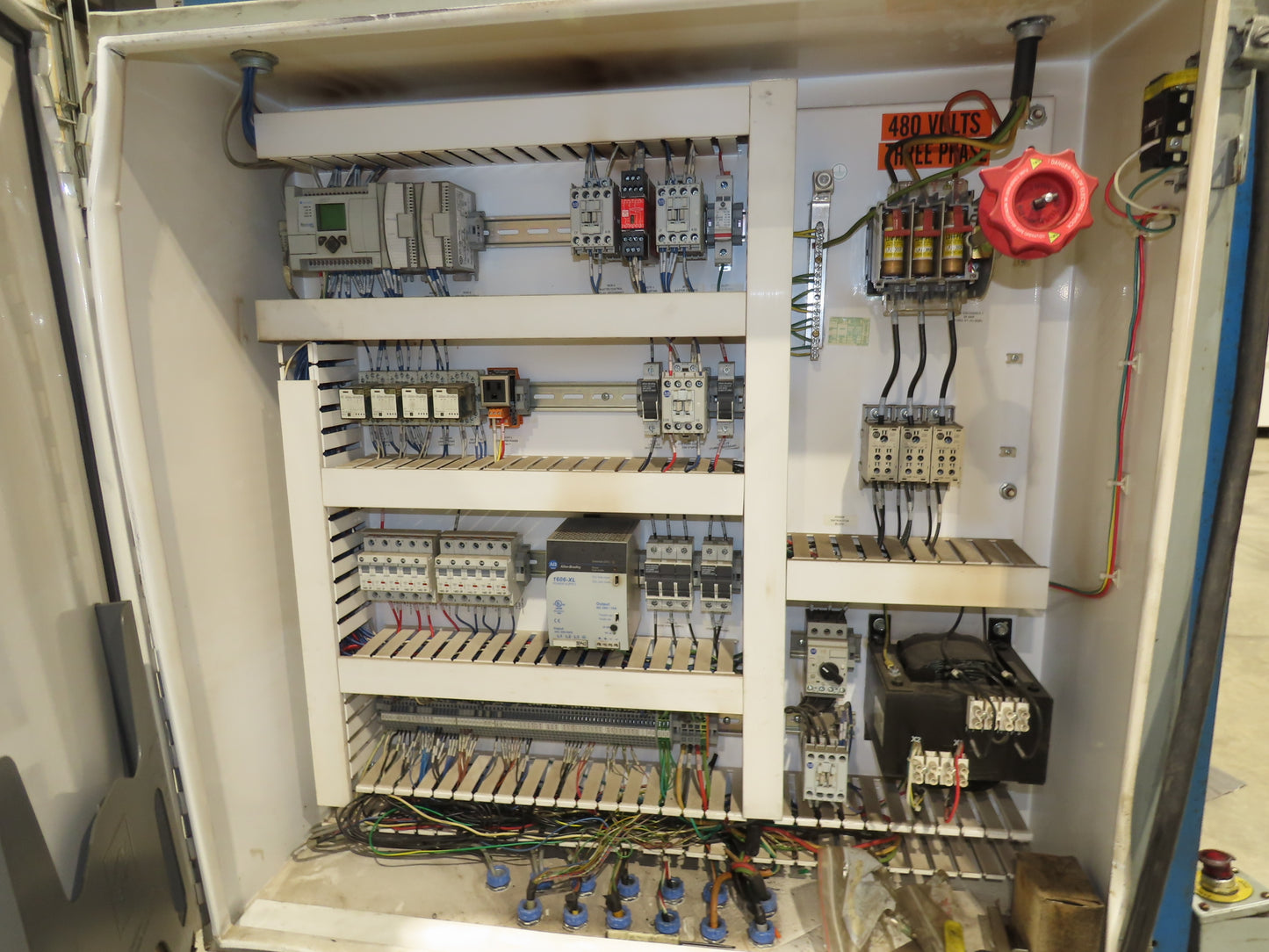 Hydraulic 12 Ton Press 8" Stroke Punch Die C Frame 10" Bore 3000PSI 7.5Hp 3Ph