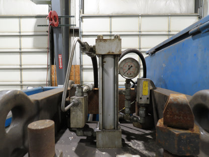 Hydraulic 12 Ton Press 8" Stroke Punch Die C Frame 10" Bore 3000PSI 7.5Hp 3Ph