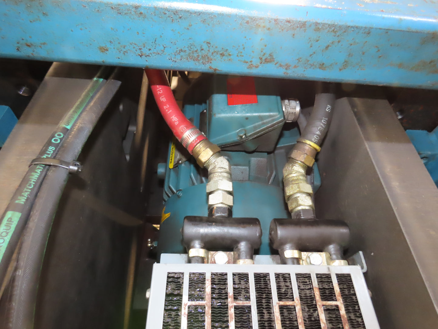 Hydraulic 12 Ton Press 8" Stroke Punch Die C Frame 10" Bore 3000PSI 7.5Hp 3Ph