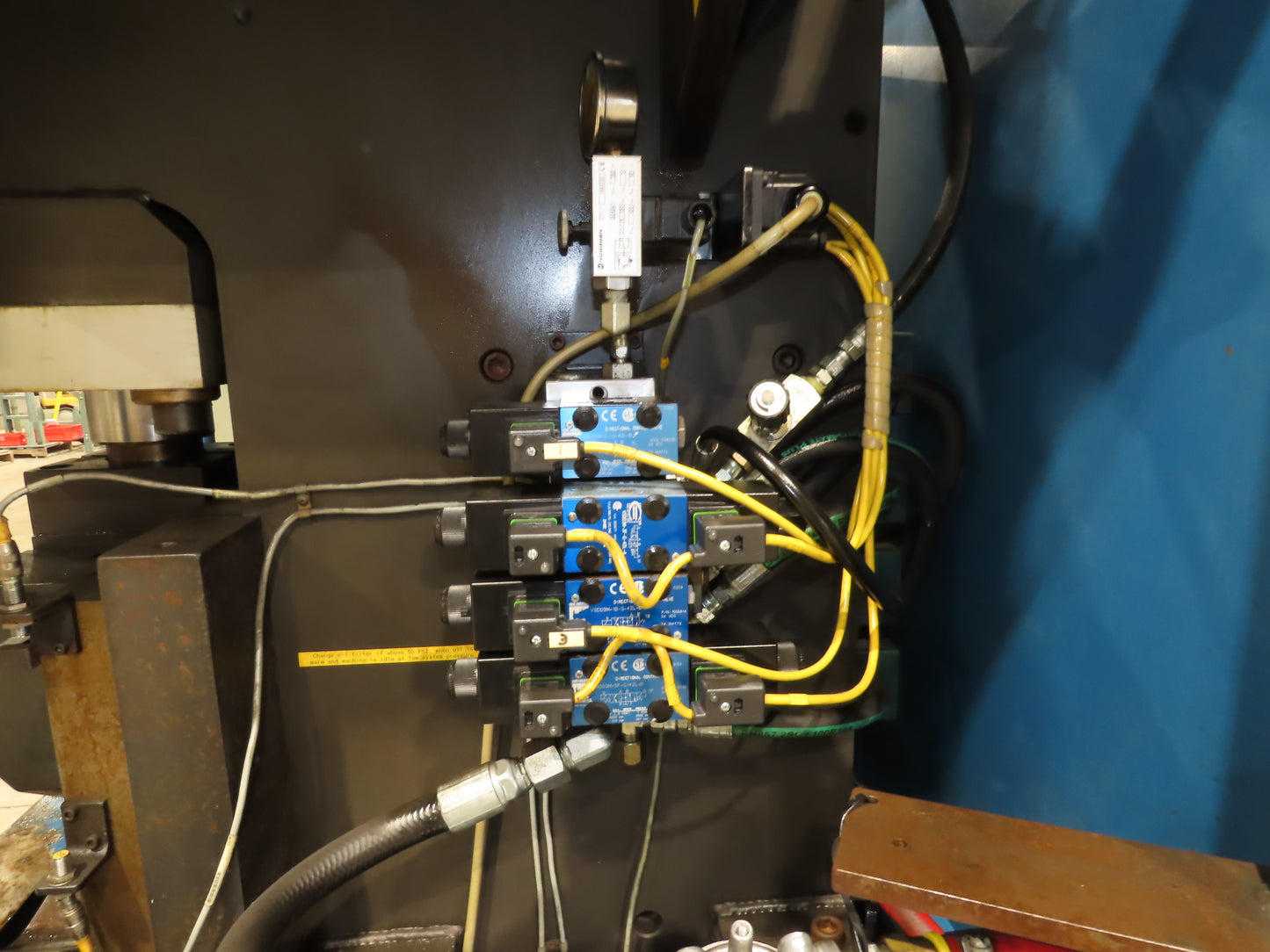 Hydraulic 12 Ton Press 8" Stroke Punch Die C Frame 10" Bore 3000PSI 7.5Hp 3Ph