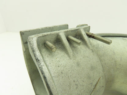 NA Metallic Flex Squeeze Connector 4" 90° Elbow Zinc Die Cast