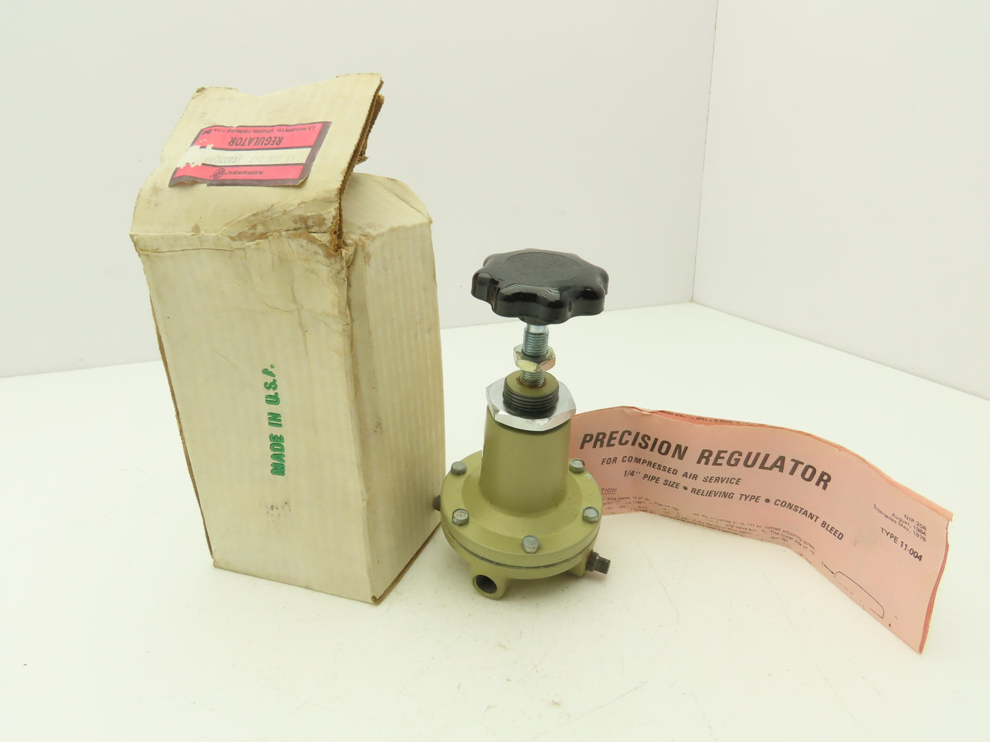 Norgren 11-004-017 Pneumatic Air Pressure Regulator 1/4"NPT 400/60psi