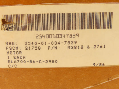 Everco M3818 2761 Squirrel Cage Blower Motor 1" Outlet 5" Fan 4094 016