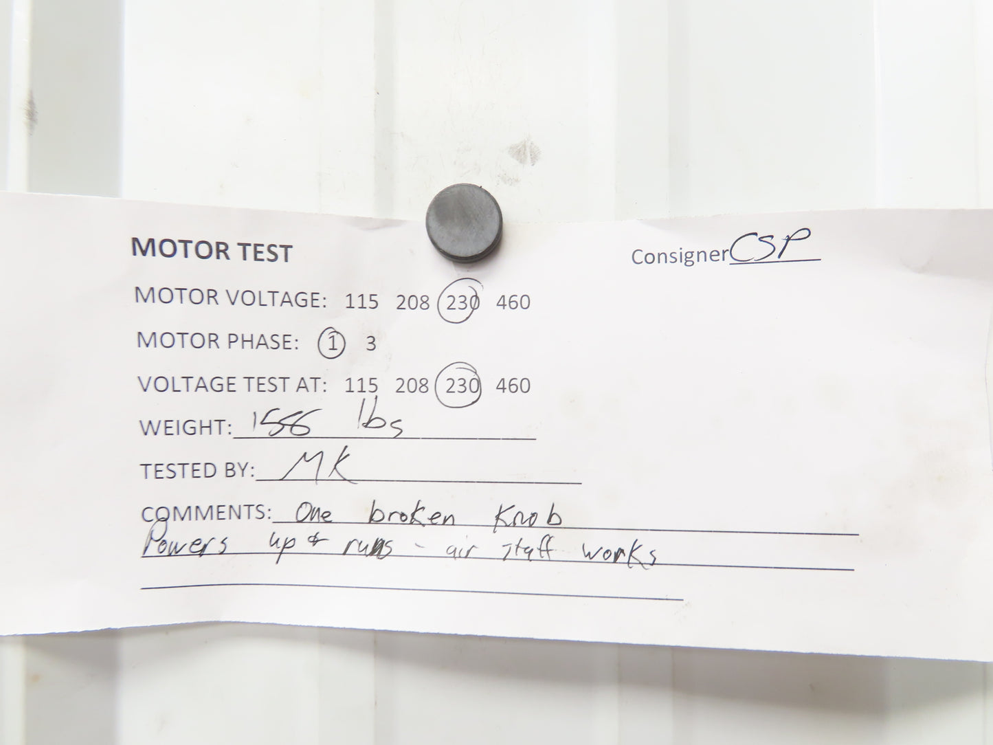 Consew 146RB-1A-1 Industrial Sewing Walkling Foot Machine 220VAC *Read