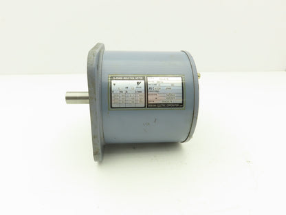 Yaskawa EELQ-5 Electric Motor .1kw 220V 550rpm 12 Pole 3 Phase Kia Turn 15