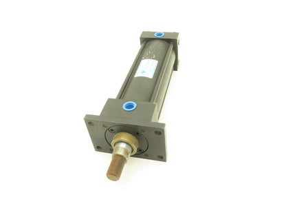 Yates Pneumatic Air Cylinder 2.5" Bore 6" Stroke 1" Rod Head Rectangular Flange