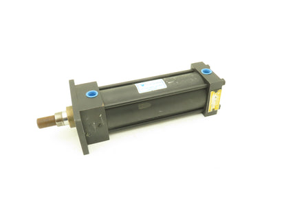 Yates Pneumatic Air Cylinder 2.5" Bore 6" Stroke 1" Rod Head Rectangular Flange