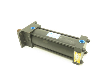 Yates Pneumatic Air Cylinder 2.5" Bore 6" Stroke 1" Rod Head Rectangular Flange