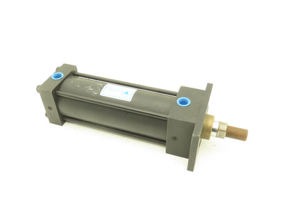 Yates Pneumatic Air Cylinder 2.5" Bore 6" Stroke 1" Rod Head Rectangular Flange