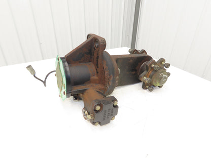 Caterpillar EP18KT Electric Forklift Dual-Wheel Rear Pivot Axle 6 Lug Assembly