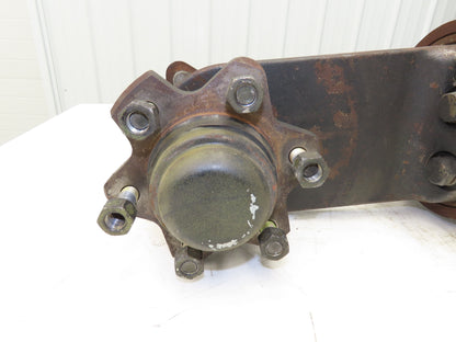 Caterpillar EP18KT Electric Forklift Dual-Wheel Rear Pivot Axle 6 Lug Assembly