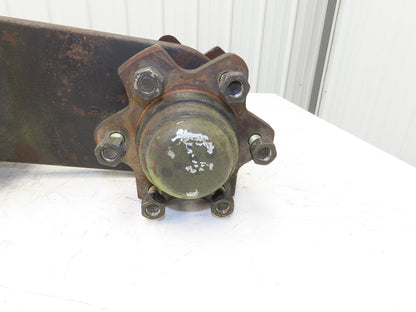 Caterpillar EP18KT Electric Forklift Dual-Wheel Rear Pivot Axle 6 Lug Assembly