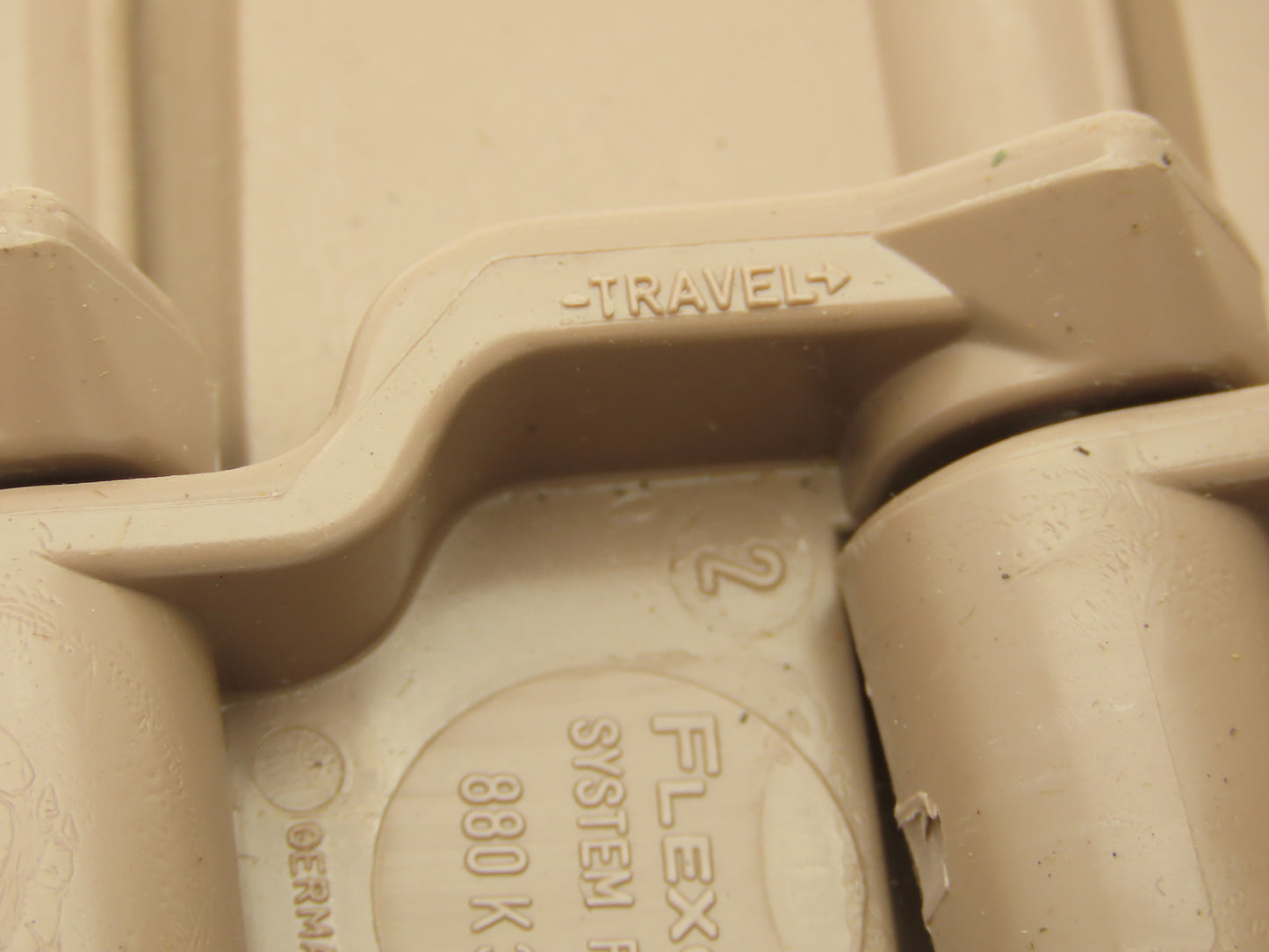 System Plast Flexon 880-K325 3.25" TableTop Chain Plastic Flex Conveyor Belt 7'L