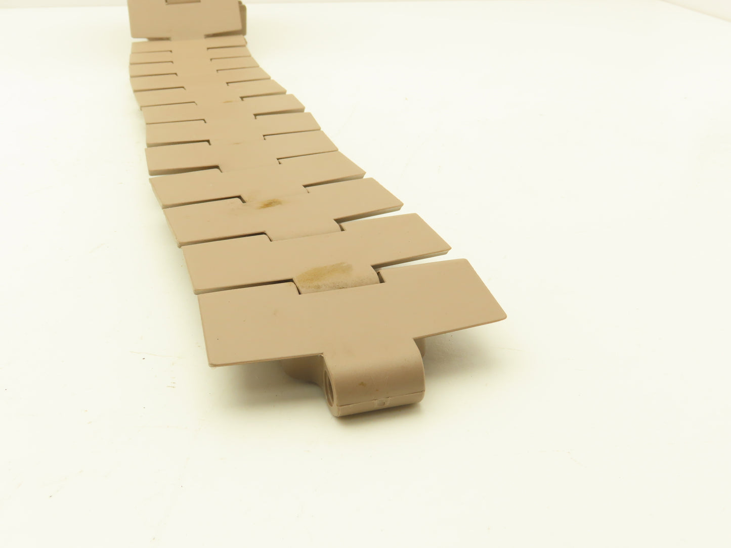 System Plast Flexon 880-K325 3.25" TableTop Chain Plastic Flex Conveyor Belt 7'L