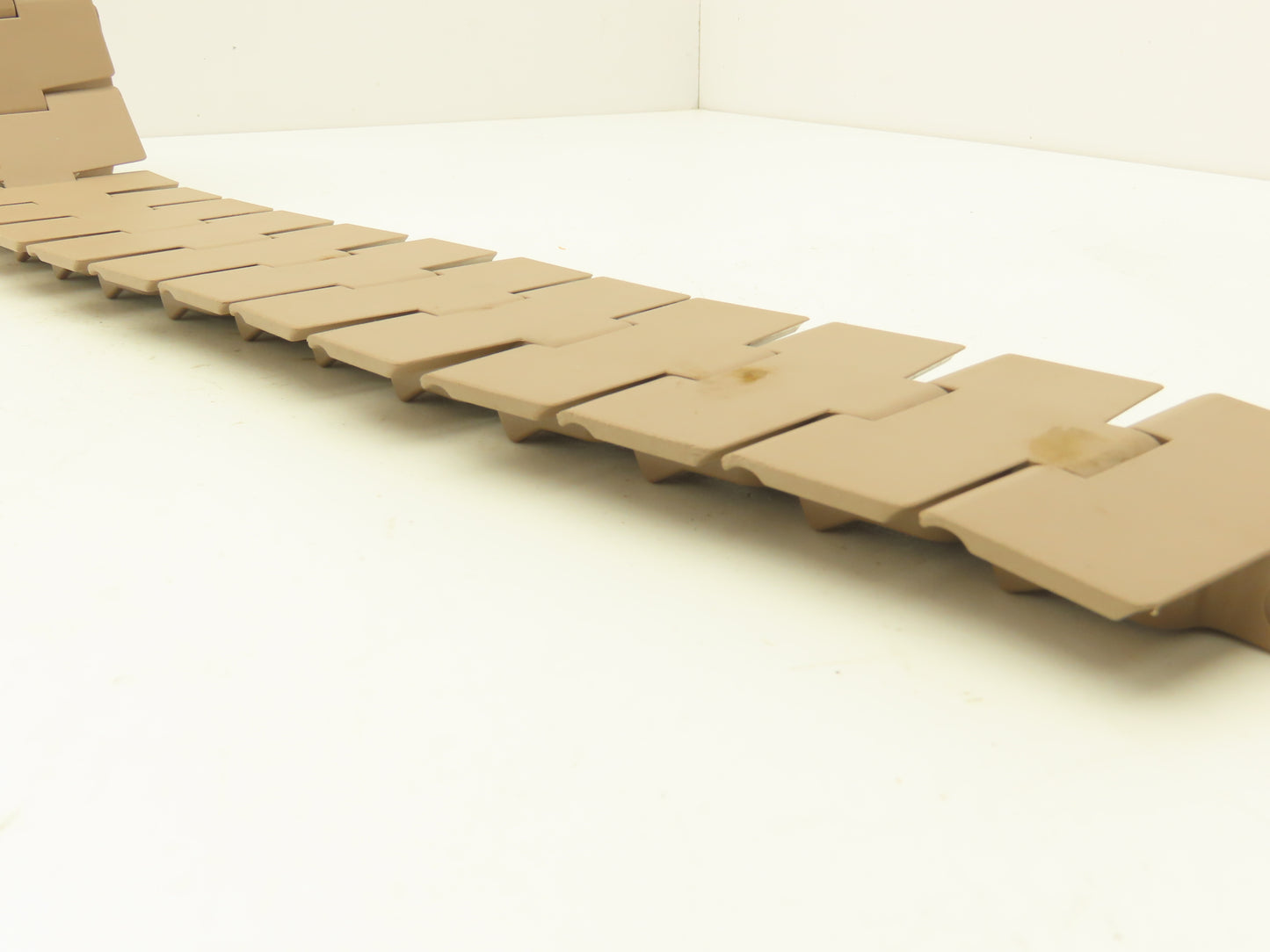 System Plast Flexon 880-K325 3.25" TableTop Chain Plastic Flex Conveyor Belt 7'L