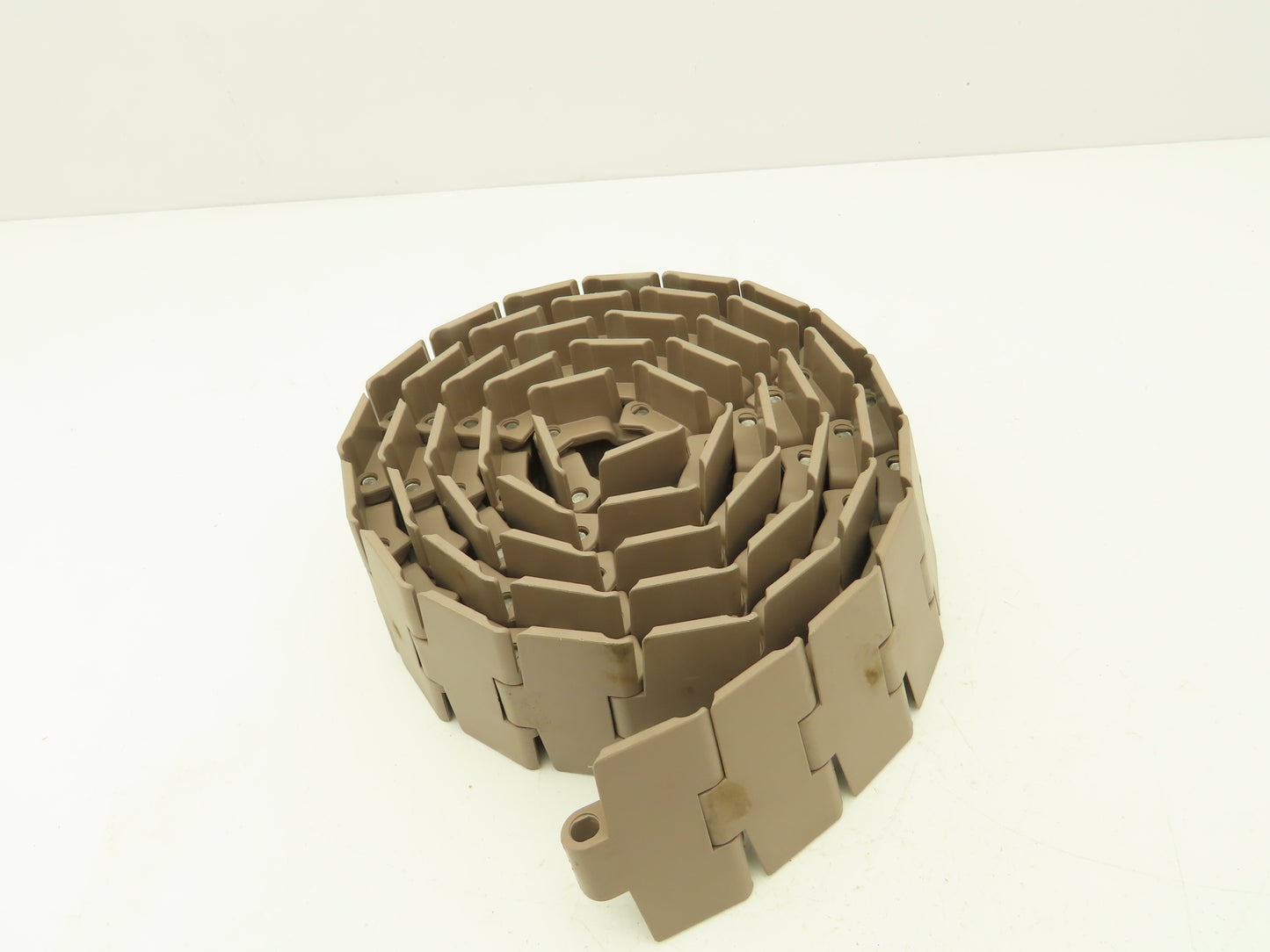 System Plast Flexon 880-K325 3.25" TableTop Chain Plastic Flex Conveyor Belt 7'L